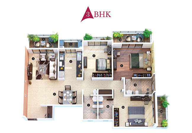 Regency Antilia Floorplans