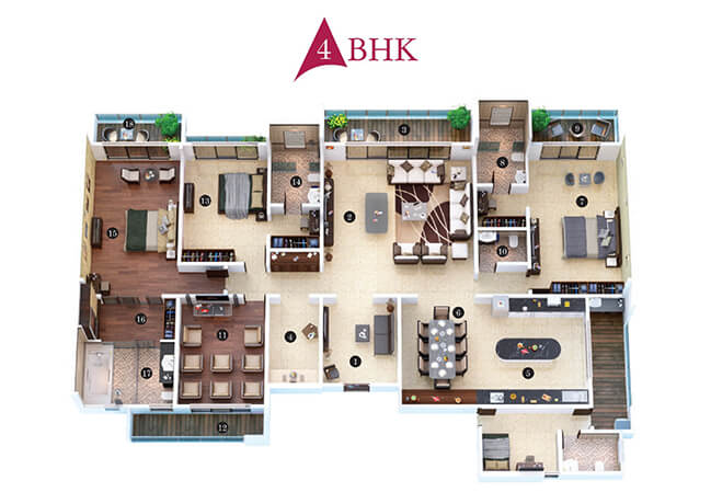 Regency Antilia Floorplans