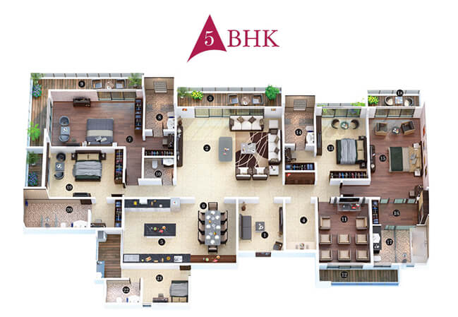 Regency Antilia Floorplans