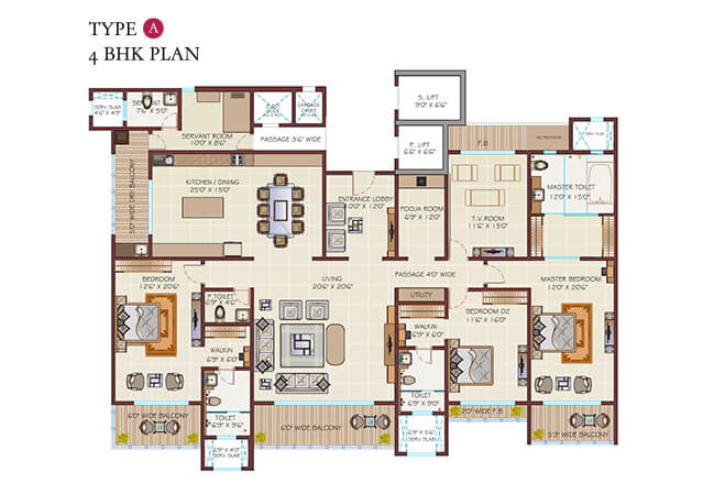 Regency Antilia Floorplans