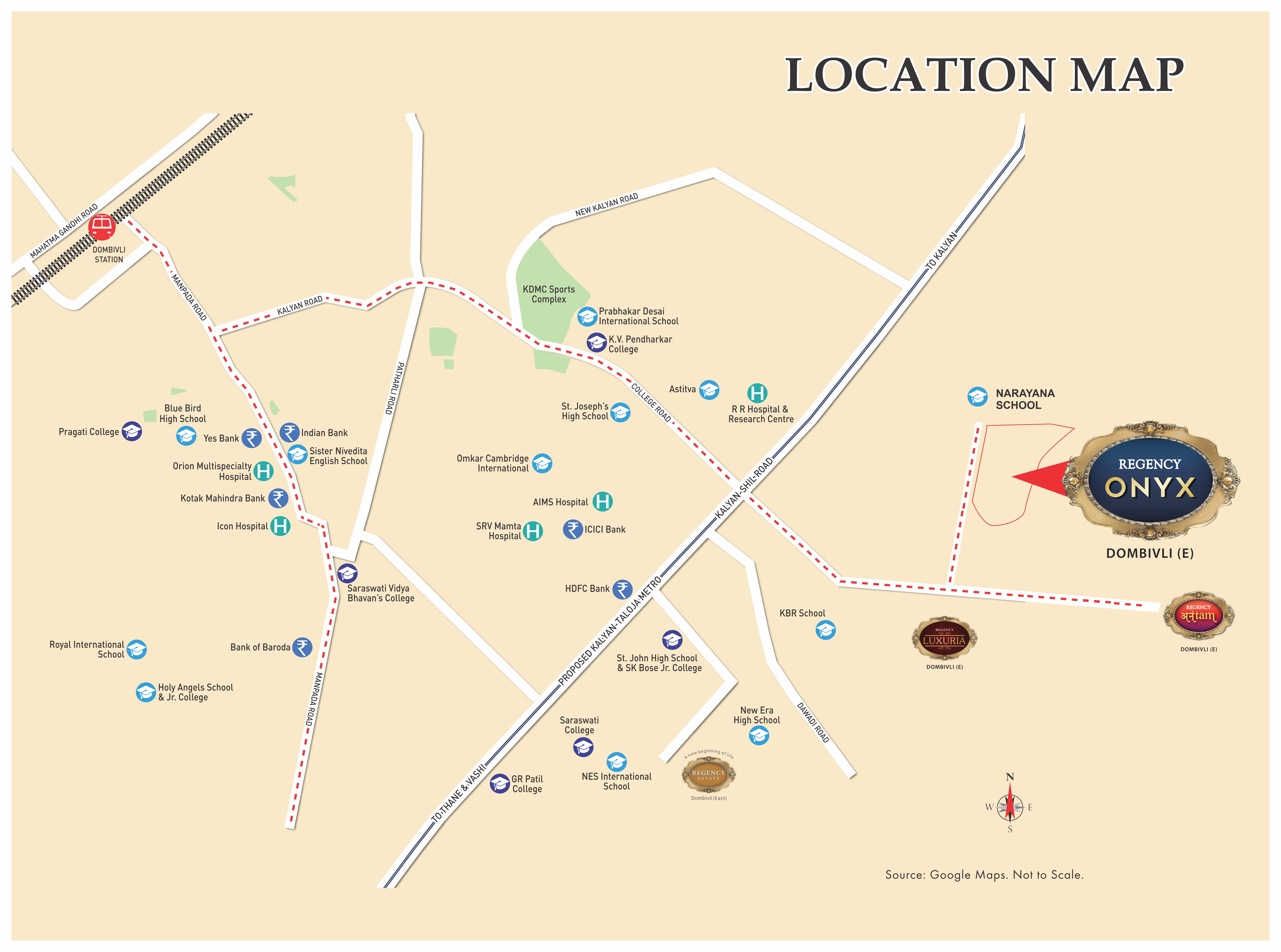 Regency Anantam Location Map