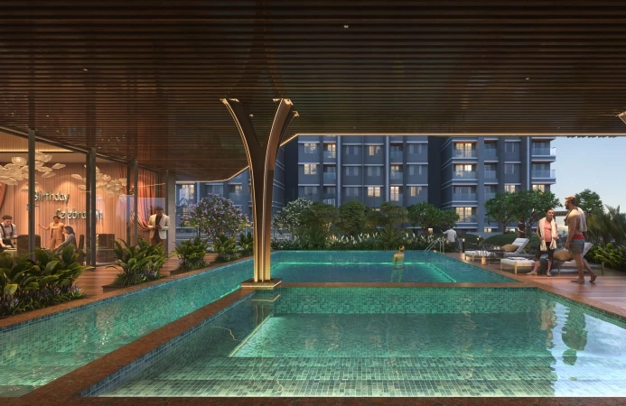 Swimming Pool with a Separate Kid’s Pool