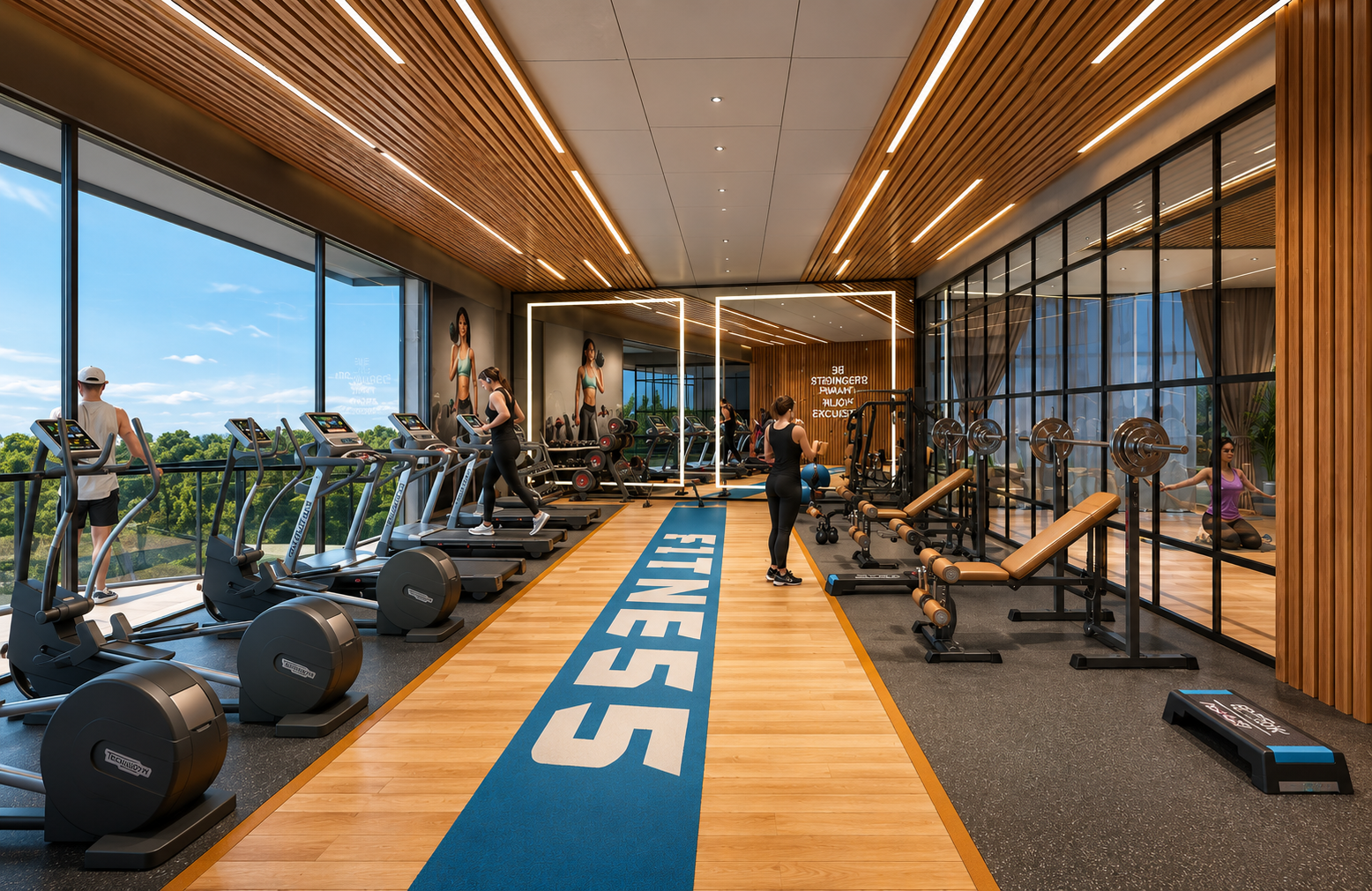 Fully Equipped Gymnasium